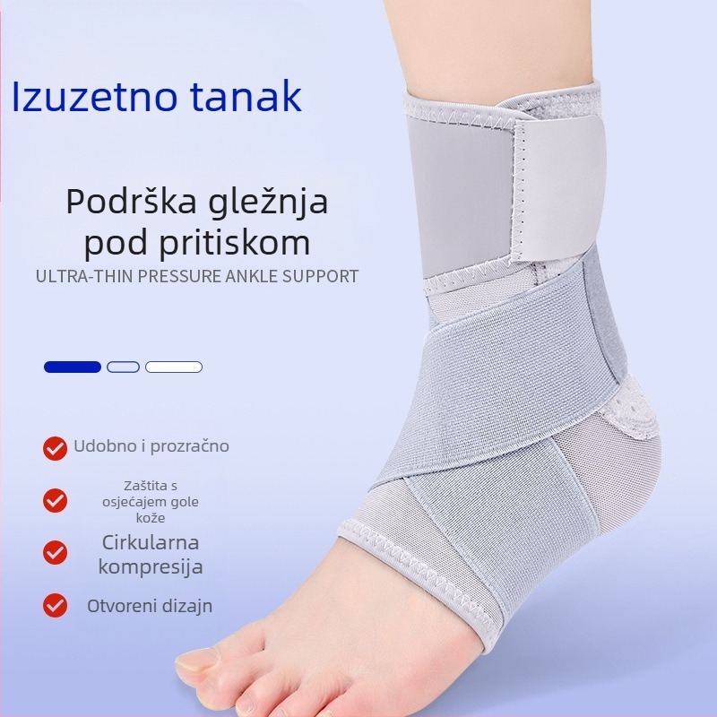Mrežasta ortoza gležnja za trčanje i nogomet, lagana i prozračna, rehabilitacijska pomoć