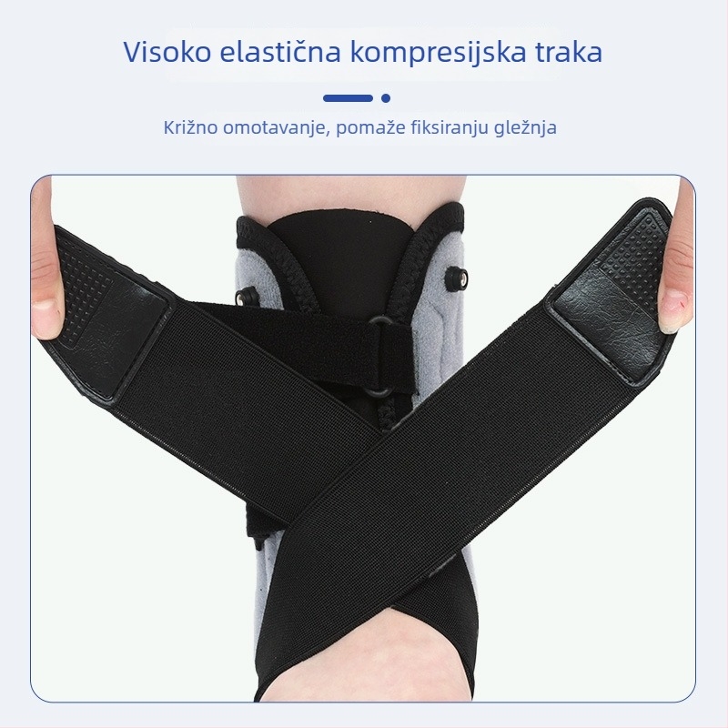 Ortoza gležnja i stopala, kratka potkoljenica za vježbanje i hodanje, ortoza za rehabilitaciju uganuća gležnja