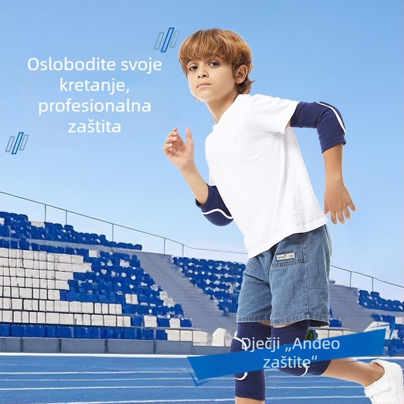 Set štitnika za laktove i koljena s pjenastom podlogom, za odrasle i djecu, za vožnju biciklom, košarku, badminton i hoverboard