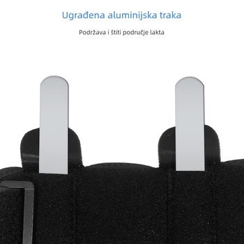 Ljetni prozračni lakatni štitnik s trakama i aluminijskom šinom za podršku