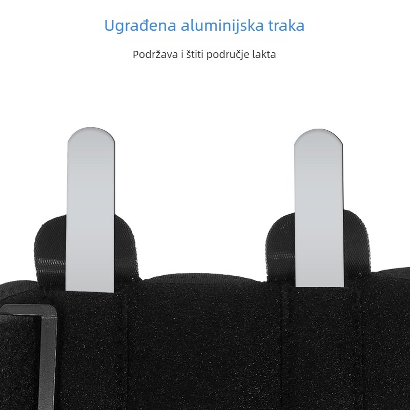 Ljetni prozračni lakatni štitnik s trakama i aluminijskom šinom za podršku