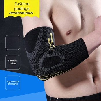 Sportska zaštita lakta - topli, prozračni pleteni zaštitnik za tenis i košarku