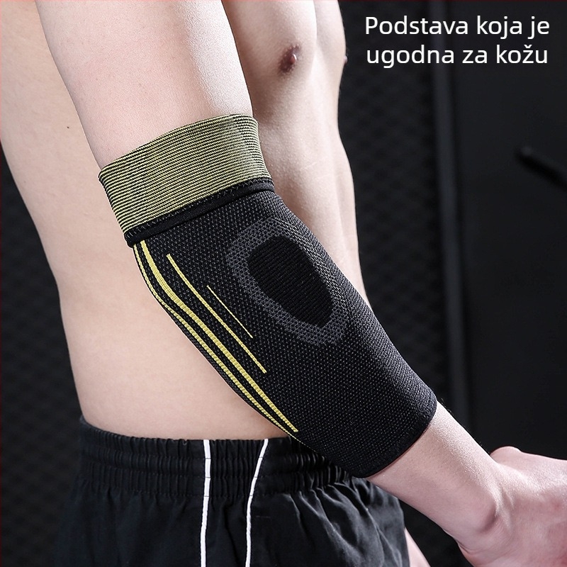 Sportska zaštita lakta - topli, prozračni pleteni zaštitnik za tenis i košarku