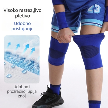 Dječji set zaštitnih jastučića za koljena, lakat, zapešće i gležanj za košarku i nogomet s toplom pjenom