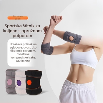 Fitness narukvica za lakat s mekanim jastučićem za tenis lakat, zaštita za treninge – bench press i plank, unisex
