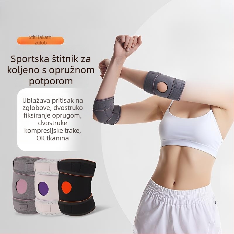 Fitness narukvica za lakat s mekanim jastučićem za tenis lakat, zaštita za treninge – bench press i plank, unisex