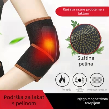 Moksibustionski zaštitnik lakta, unisex, prozračna sportska podrška za ozljede zglobova i tenis lakat