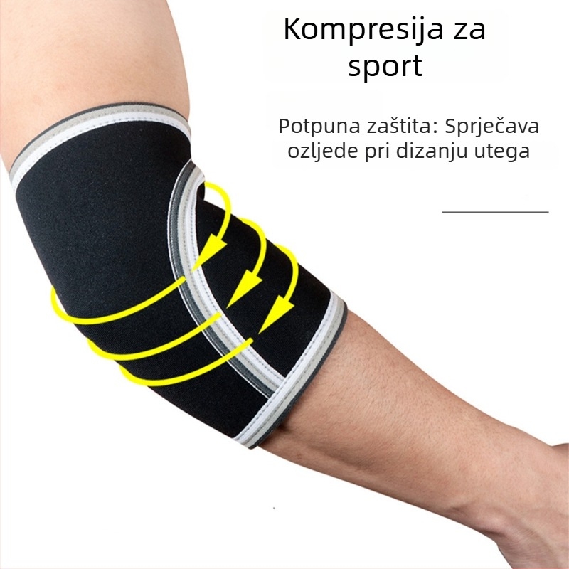 Muški sportski štitnici za lakat i zglob, zaštitni štitnici za ruku za košarku i tenis, dugi dizajn