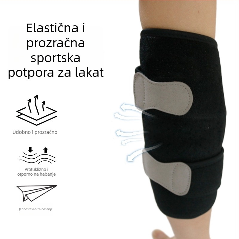 Sportski zaštitnik lakta s remenom – stabilan zaštitnik lakta za košarku i odbojku, podrška za trening