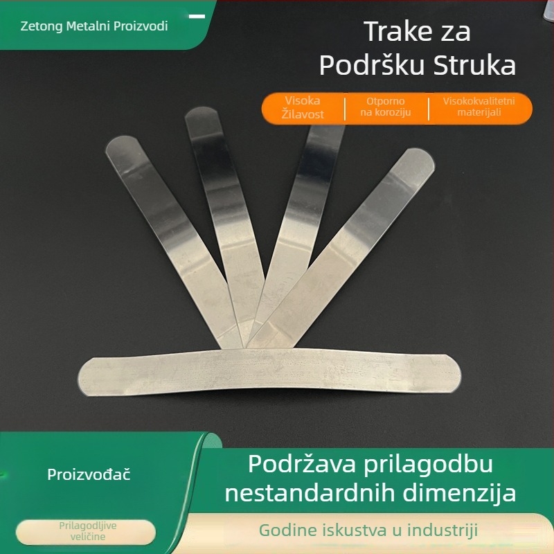 Prilagođena ploča za podršku struka za sport, čelične potpore na oba kraja, univerzalno 18–20 cm