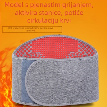 Billion Ha Unisex pojas za podršku struka s bambusovim ugljenom, prozračna pjena, topla za jogu i fitness