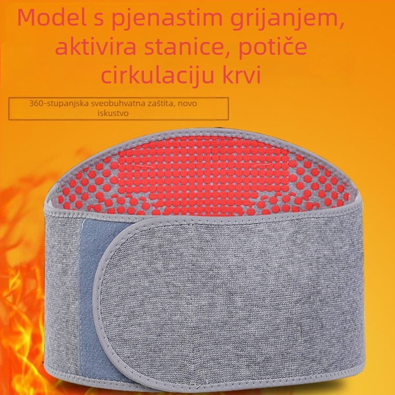 Billion Ha Unisex pojas za podršku struka s bambusovim ugljenom, prozračna pjena, topla za jogu i fitness