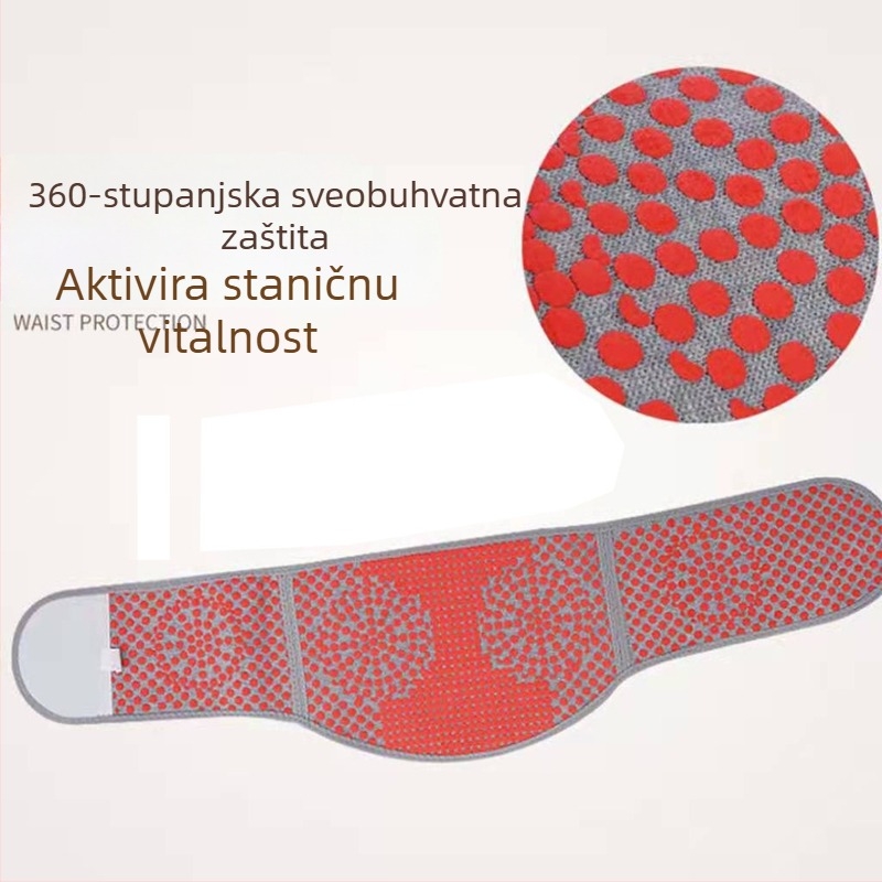 Billion Ha Unisex pojas za podršku struka s bambusovim ugljenom, prozračna pjena, topla za jogu i fitness