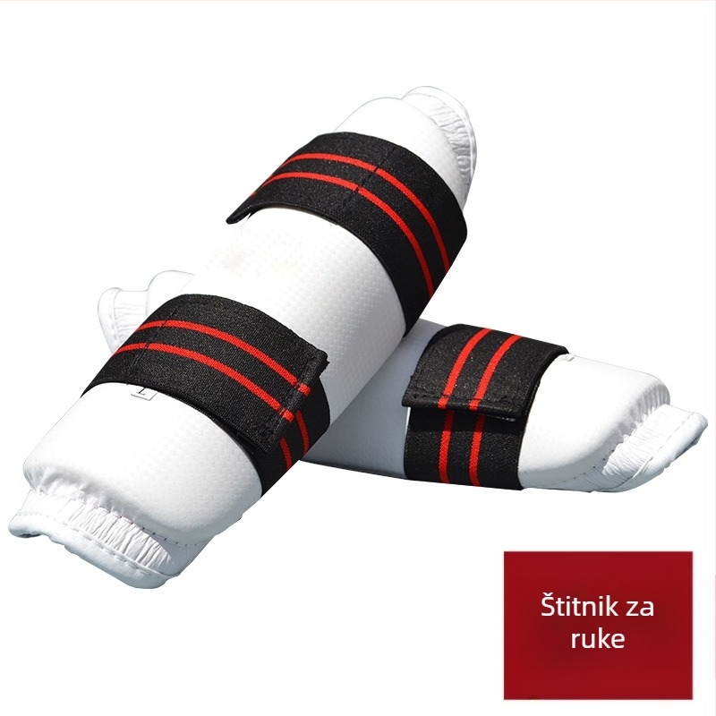 Protezi za noge i ruke za Taekwondo, zaštita prepona, natjecateljski zaštitni pribor, lakatni štitnik za Sanda
