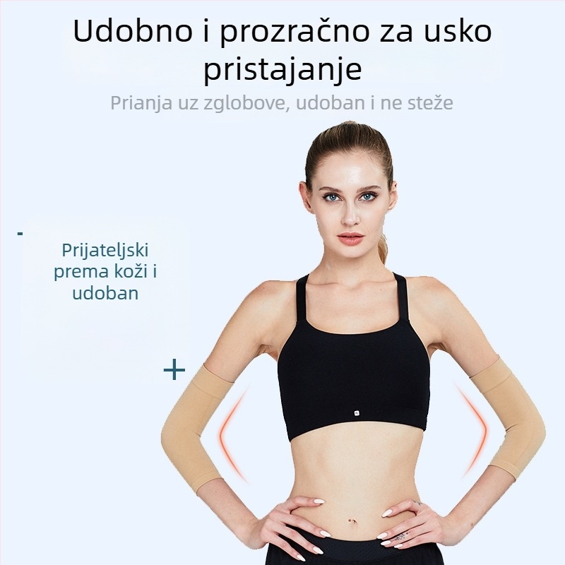 Elastični zaštitnik lakta, rukav za zagrijavanje podlaktice, unisex zaštita lakta za badminton, trčanje, vožnju biciklom