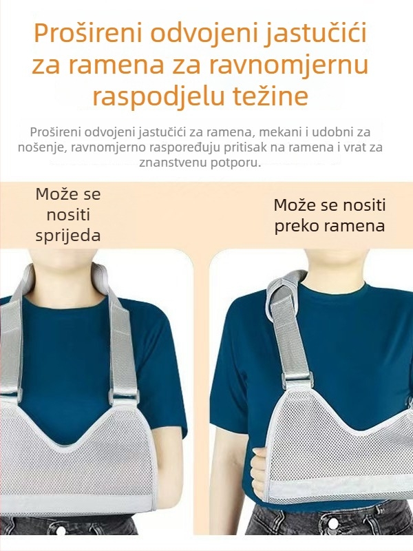 Medicinski držač ruke za odrasle, stabilizacija prijeloma predlaktja i lakta, ortoza za zglob, podržavajući fiksacijski pojas