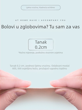 Modal-pamučne rukavice za podlakticu za muškarce i žene, duge, tanke ljetne zaštite zglobova, grijanje zglobova