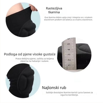 Topli koljeni štitnici od pjene s dizajnom školjke kornjače, unisex, za vožnju biciklom, planinarenje i sport; zaštita od sudara za rolanje na kotačima