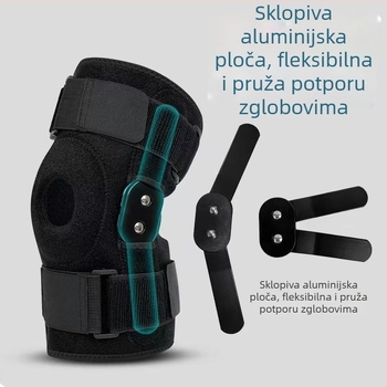 Muški koljeni štitnici za planinarenje i outdoor sportove, s protukliznom čeličnom pločom za zaštitu koljena