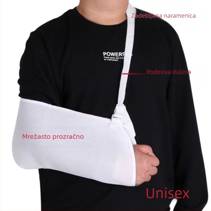 Prozračna ortoza za predlakticu s potporom ramena i lakta
