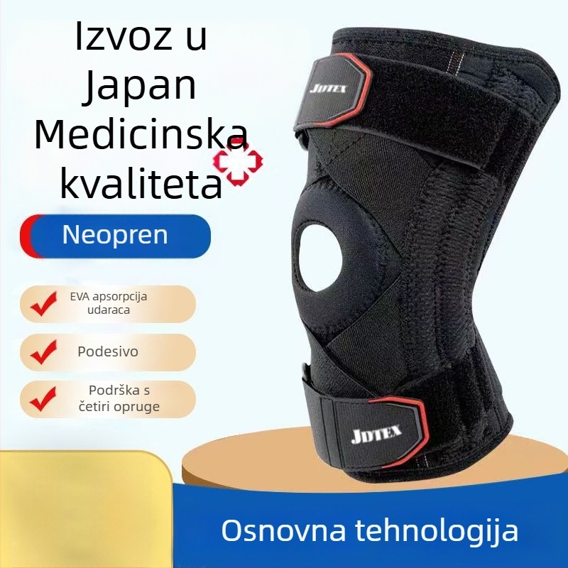 Zaštita koljena s apsorpcijom udara i opružnom podrškom za trčanje, košarku, vanjske aktivnosti i planinarenje