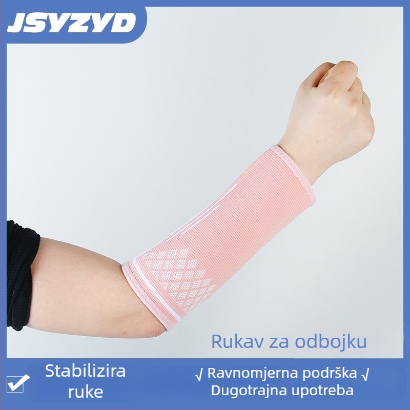 Izduženi zaštitnici zglobova za odbojku, najlonski pleteni, topli, zaštita lakta