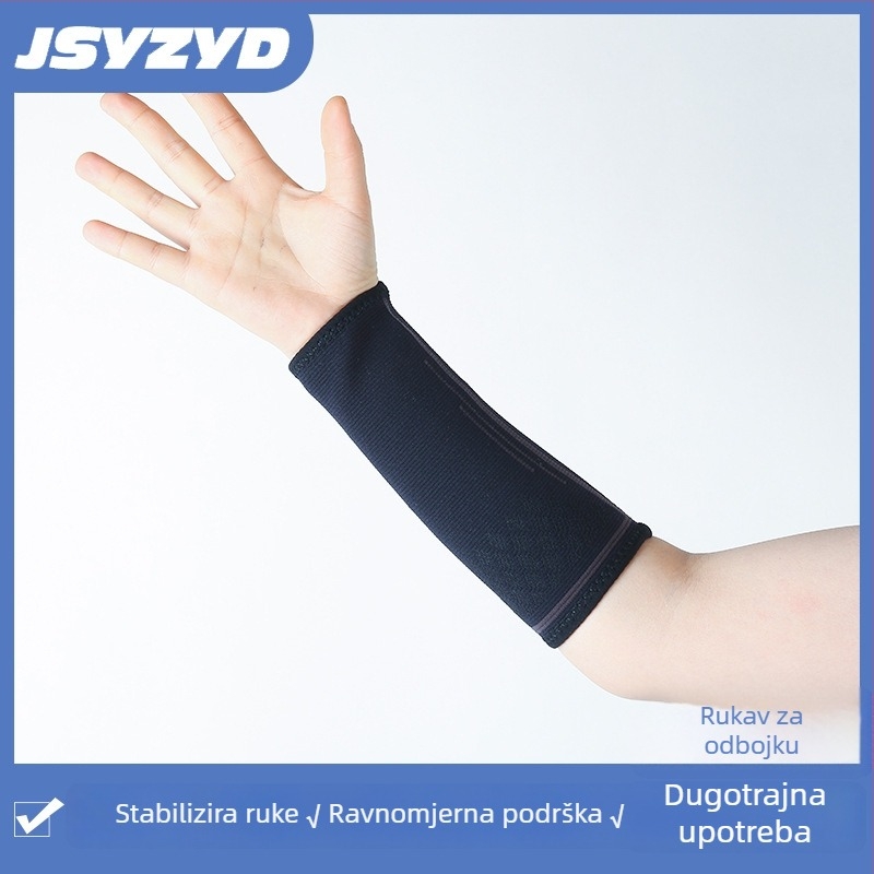 Izduženi zaštitnici zglobova za odbojku, najlonski pleteni, topli, zaštita lakta