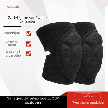 Prilagođene koljeno i lakat zaštitne jastučnice od spužve, za odbojku i ples, prozračne i debele