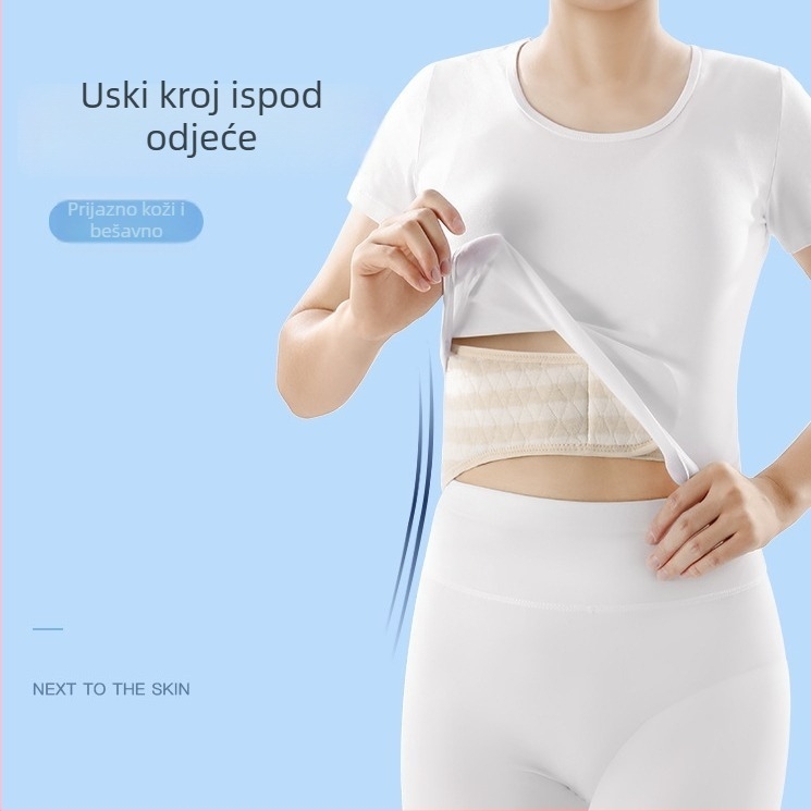 Ultra-tanki pojas za grijanje struka i trbuha za odrasle, zaštita od hladnoće, ljeto