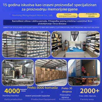 Jastuk za lumbalnu podršku od memorijske pjene, za ured i automobil
