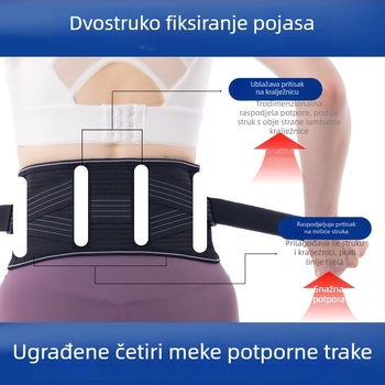 Ljetni uski pojas za struk, podrška za mišićno naprezanje, zaštita za struk za košarku, prozračna podrška za struk, zaštitna oprema za dugo stajanje i sjedenje
