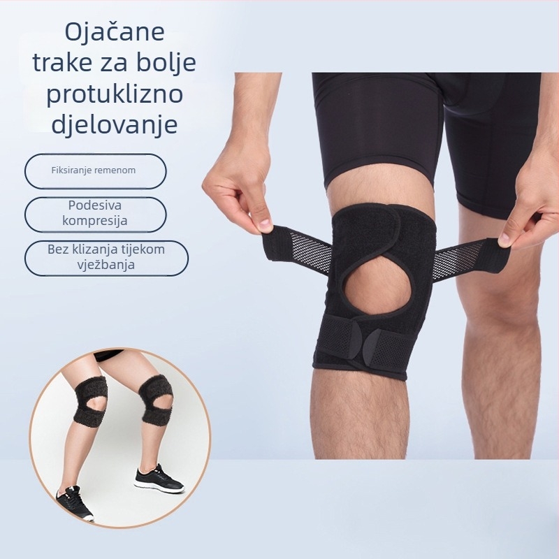 Prozračni sportski koljeni štitnik za zaštitu meniskusa i zgloba