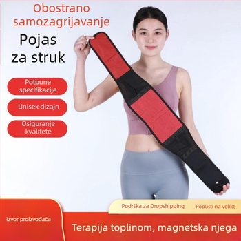 Turmalinski pojas za struk – prozračan sportski pojas za struk i trbuh s magnetskom podrškom