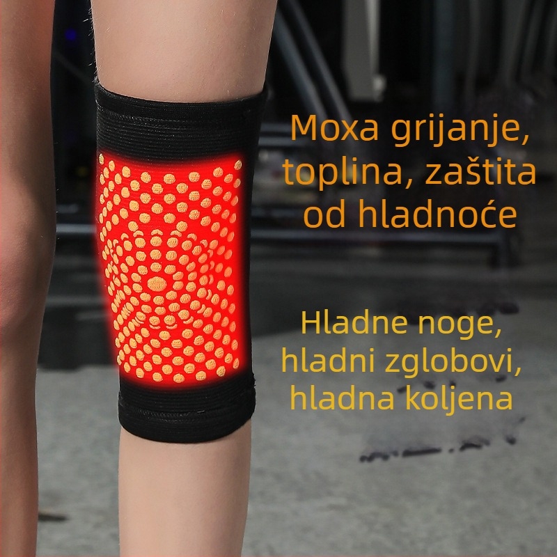 Samoohrijavajuće koljeno navlake s pelinom za odrasle – muškarci i žene, jesen i zima, zagrijavanje zglobova koljena