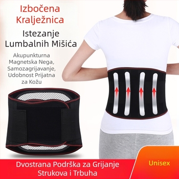 Pojas za struk sa samouzagrevanjem, podrška lumbalne regije, prozračan