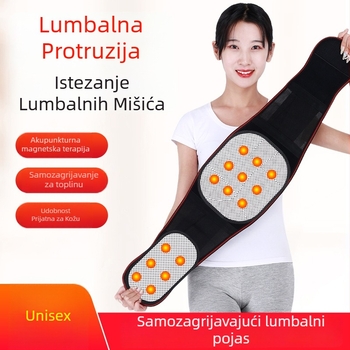 Pojas za struk sa samouzagrevanjem, podrška lumbalne regije, prozračan
