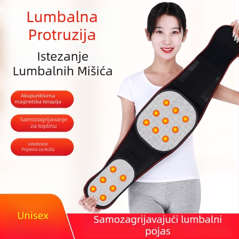 Pojas za struk sa samouzagrevanjem, podrška lumbalne regije, prozračan
