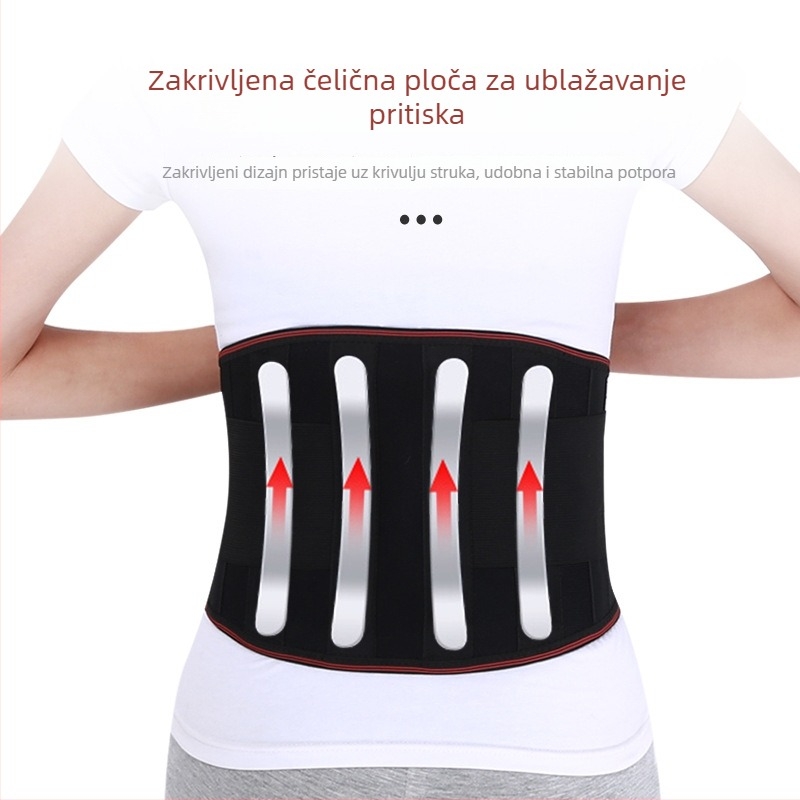 Pojas za struk sa samouzagrevanjem, podrška lumbalne regije, prozračan