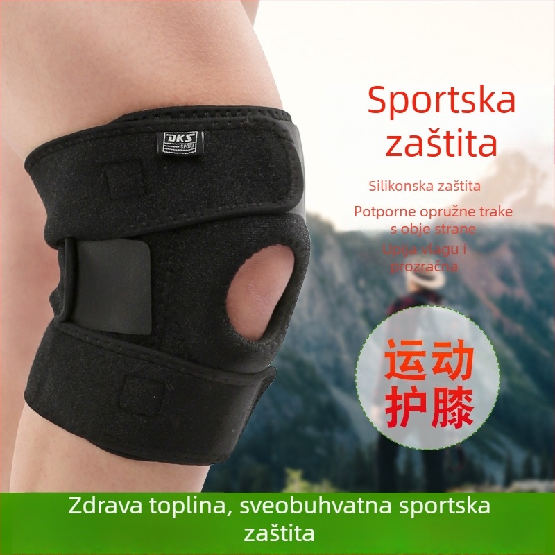 Dix profesionalni koljeni štitnici za penjanje s dvostrukim oprugama za vanjske sportove