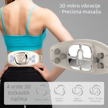 Bežični EMS impulzni vibracijski masažni pojas s infracrvenim grijanjem za mršavljenje i oblikovanje tijela