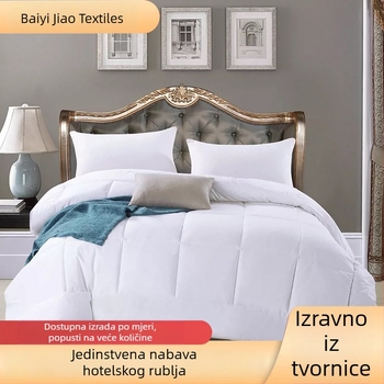 100% pamukova pokrivač za hotelsku posteljinu, za sve sezone; proljeće–jesen i zimska deka; punilo: obična vlakna
