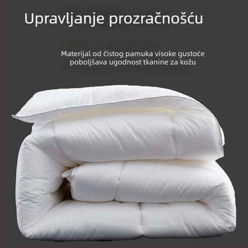 100% pamukova pokrivač za hotelsku posteljinu, za sve sezone; proljeće–jesen i zimska deka; punilo: obična vlakna