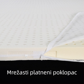 Unutarnji pokrov za latex madrac sa zatvaračem, jednobojni jersey zaštitni poklopac, mrežasti materijal za madrace od memorijske pjene