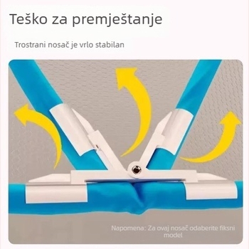 Sk lopiva mreža protiv komaraca za jednokrevetni krevet, s punim pokrivanjem, prijenosna za spavaću sobu ili dom studenata