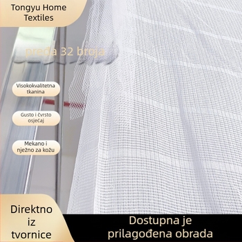 Mreža protiv komaraca za kućnu upotrebu, tkanina od 32 niti, twill, gusto pamuk vlakno, tradicionalno debela, s jednostrukim vratima
