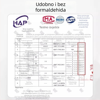Prozirna sklopiva mreža protiv komaraca za studentski dom, krevet na kat, bez montaže