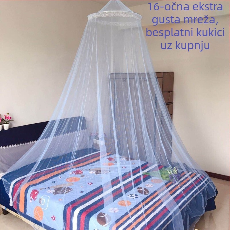 Mreža protiv komaraca za strop s kupolastim dizajnom, u stilu princeze, samostojeća za kućnu uporabu