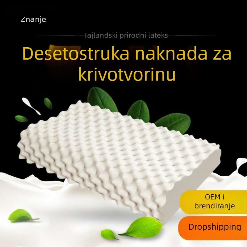 Masažni latex jastuk u obliku zuba vuka, za odrasle, u poklon kutiji