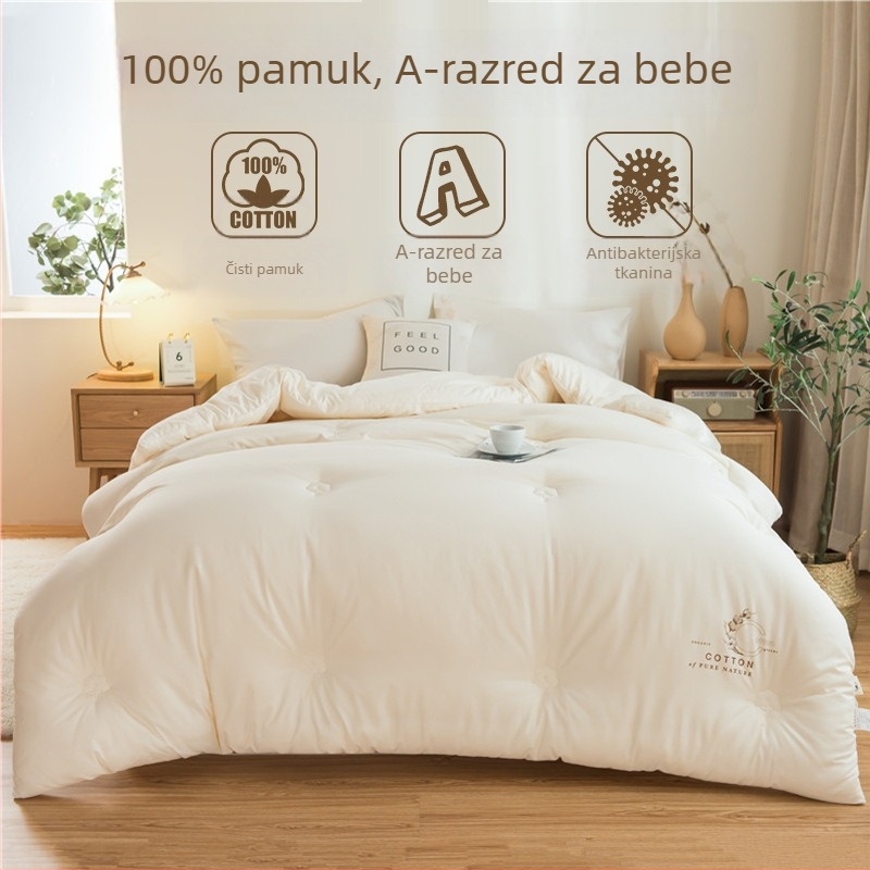 Japanski stil, klasa A za majke i bebe, 100% pamuk s punjenjem od pamuka, ekstra debeli pokrivač za proljeće, jesen i zimu