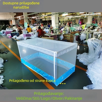 Internatska mreža protiv komaraca za školu – prilagodljiv logotip, vez i sitotisk